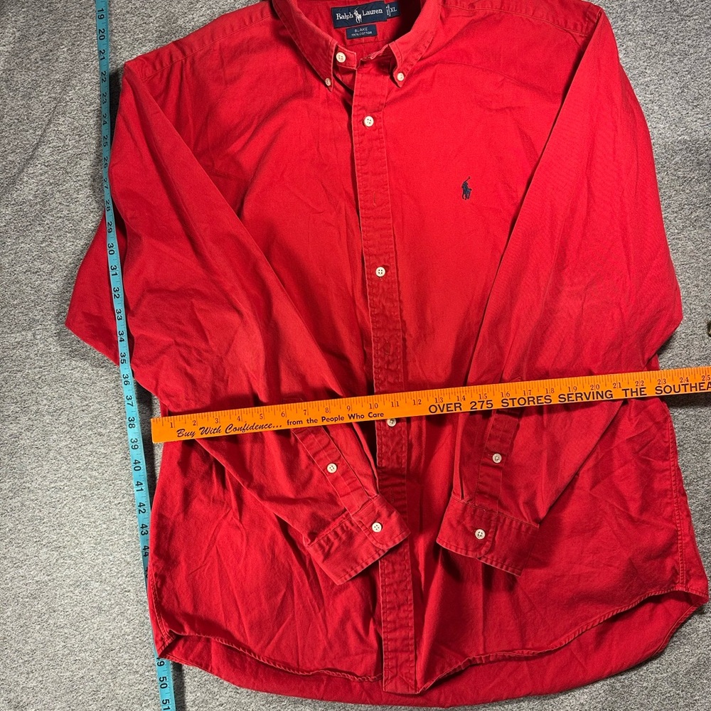 Polo by Ralph Lauren Bright Red Casual Shirt